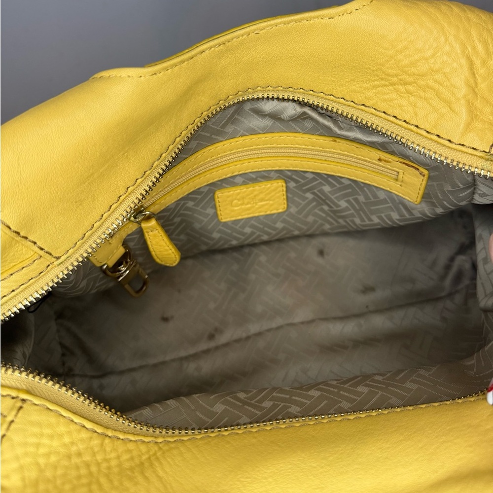 Cole Haan Vibrant Yellow Shoulder Bag - Picture 5 of 6